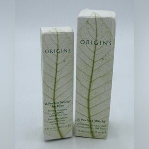 Origins Perfect World for Eyes 15mL White Tea Skin Guardian 30mL NEW Age Defense